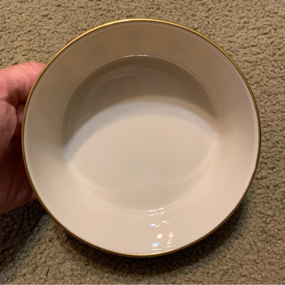 Lenox ceramic candy dish with 24 karat gold rim imperial design - Picture 8 of 8